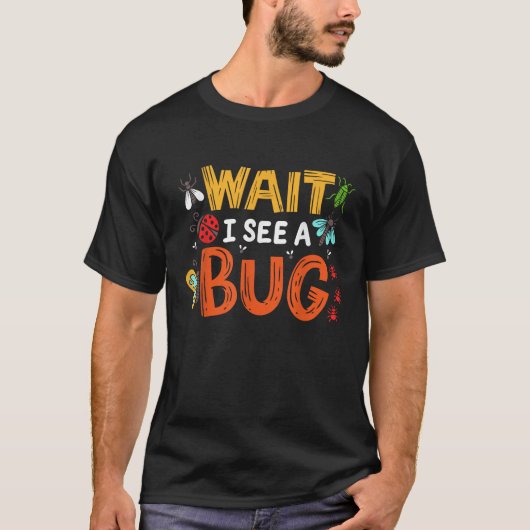 昆虫好きのための昆虫グッズ Tシャツ (正面)