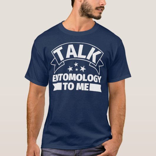 昆虫学おもしろいの贈り物 – 昆虫学を話す Tシャツ (正面)