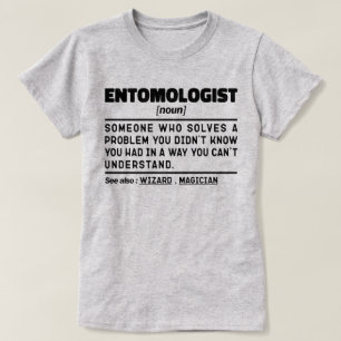 昆虫学名詞昆虫愛昆虫学おもしろい Tシャツ