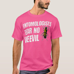 昆虫学者はコナラウゴイを恐れない おかしいクヌギムシ Tシャツ