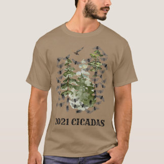 昆虫学者バグ愛好家Cicada Brood X 2021 Tシャツ