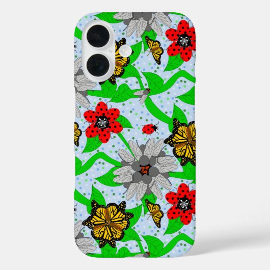 昆虫学者ブーケブランケット Case-Mate iPhoneケース (裏面)