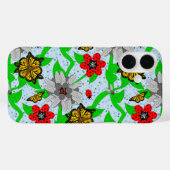 昆虫学者ブーケブランケット Case-Mate iPhoneケース (裏面 (横))