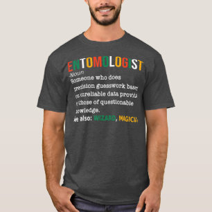 昆虫学者定おもしろい義昆虫学者名詞 Tシャツ