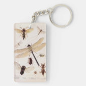 「昆虫学者」 キーホルダー (裏面)