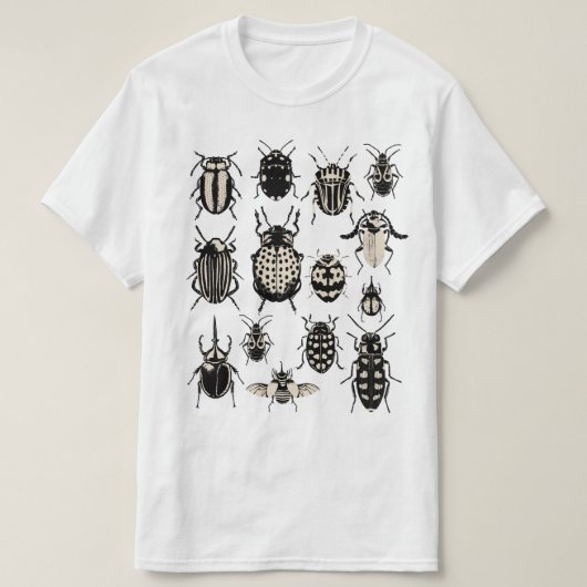昆虫学者 ビートルコレクター Tシャツ (デザイン正面)