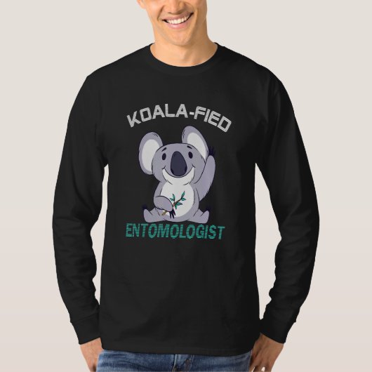 昆虫学者Koalaid修飾された昆虫 Tシャツ (正面)