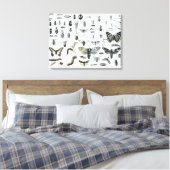 昆虫学 キャンバスプリント (インサイチュ (寝室))
