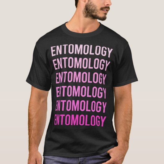 昆虫学 昆虫学者 昆虫 虫 Tシャツ (正面)