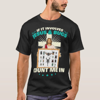 昆虫学 生物学デザイン 虫の科学者 Tシャツ