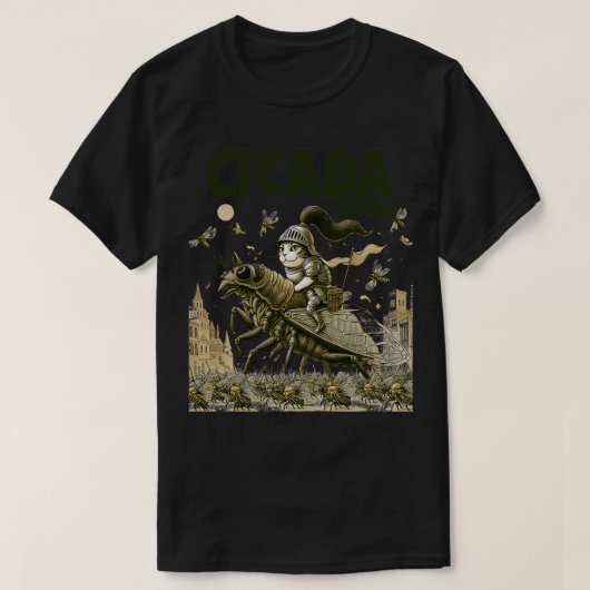 昆虫学Cicada恋人Cicada Fest 2024ブロウドXI Tシャツ (デザイン正面)