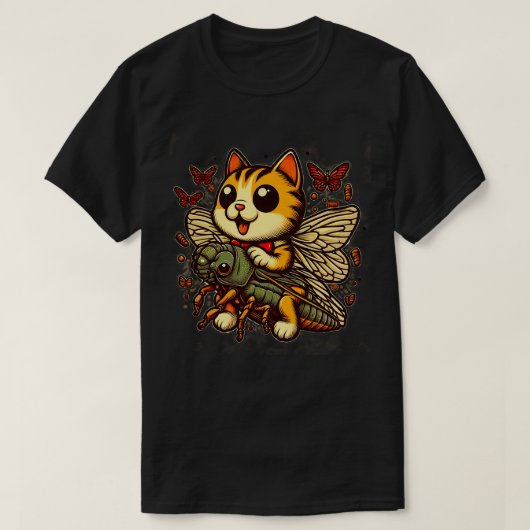 昆虫学Cicada恋人Cicada Fest 2024ブロウドXI Tシャツ (デザイン正面)