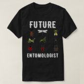 昆虫愛好家Bug Catcher Future EntomologistとB Tシャツ (デザイン正面)