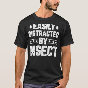 昆虫採集器に容易に気を取られる Tシャツ