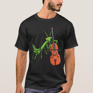 昆虫採集昆虫捕獲昆虫学者バイオリン Tシャツ