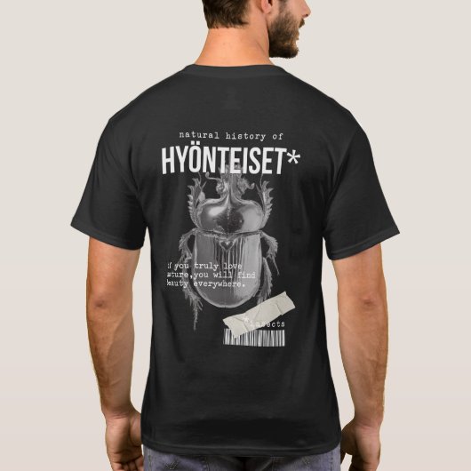 昆虫採集 Tシャツ (裏面)