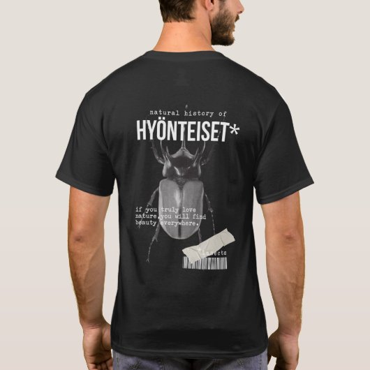 昆虫採集 Tシャツ (裏面)