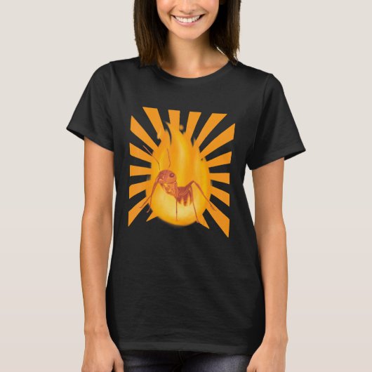 昆虫放火剤 Tシャツ (正面)