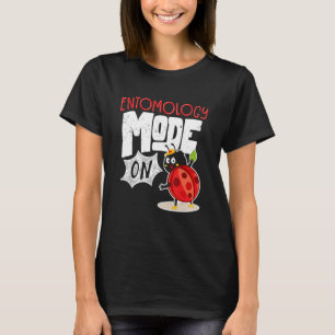 昆虫生命昆虫学の昆虫学モード Tシャツ