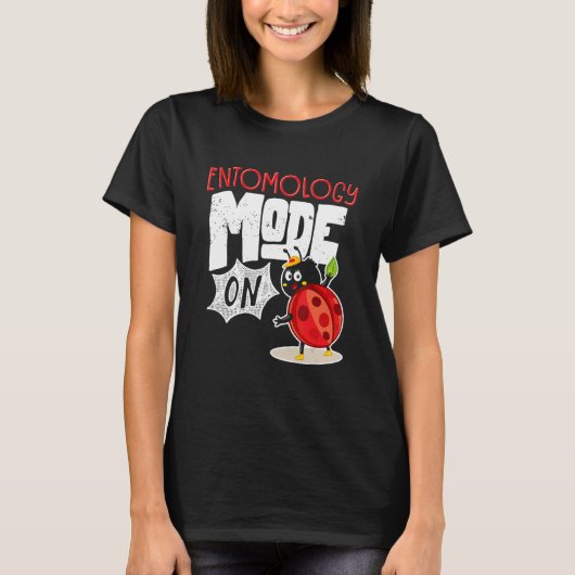 昆虫生命昆虫学の昆虫学モード Tシャツ (正面)