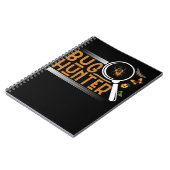 昆虫生物学者バグハンター昆虫おもしろい研究者 ノートブック (左側)