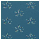 昆虫芸術踊りターコイズトンボ ファブリック (クローズアップ)