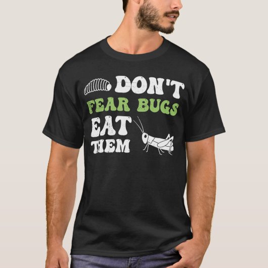 昆虫蛋白食べ虫虫I Tシャツ (正面)