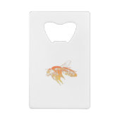 昆虫蜂オレンジ クレジットカード栓抜き (裏面)