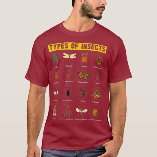 昆虫類昆虫採集器 Tシャツ (正面)
