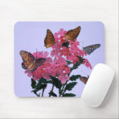 （昆虫）オオカバマダラ、モナークおよびピンクのPenta マウスパッド (マウス)
