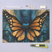 （昆虫）オオカバマダラ、モナークお祝いリボン 薄葉紙 (クラフト)