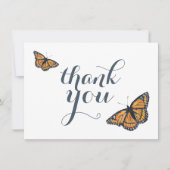 (昆虫)オオカバマダラ、モナークかわいらしバタフライアートサンキューノート (正面)