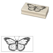 （昆虫）オオカバマダラ、モナークかわいらしバタフライゴムスタンプ ラバースタンプ (押印)