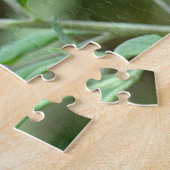 （昆虫）オオカバマダラ、モナークかわいらしバタフライピンクフローラ写真 ジグソーパズル (側面)