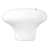 (昆虫)オオカバマダラ、モナークかわいらし蝶(白黒) セラミックノブ (側面)