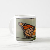 (昆虫)オオカバマダラ、モナークのコーヒー・マグ コーヒーマグカップ (正面左)