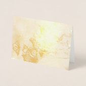 （昆虫）オオカバマダラ、モナークの収集 箔カード (正面)