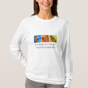 (昆虫)オオカバマダラ、モナークの変更のTシャツのパレード Tシャツ