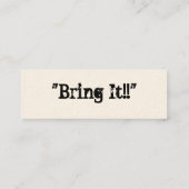 （昆虫）オオカバマダラ、モナークの挑戦細い名刺 スキニー名刺 (裏面)