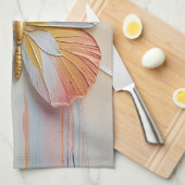 （昆虫）オオカバマダラ、モナークの最初の光 キッチンタオル (四つ折り)