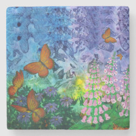 （昆虫）オオカバマダラ、モナークの避難所のコースター ストーンコースター