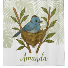 （昆虫）オオカバマダラ、モナークの間に閉じ込められた黒い寝具離れの シャワーカーテン