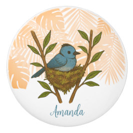 （昆虫）オオカバマダラ、モナークの間に閉じ込められた黒い寝具離れの セラミックノブ