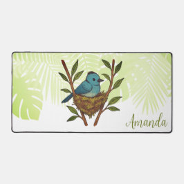 （昆虫）オオカバマダラ、モナークの間に閉じ込められた黒い寝具離れの デスクマット