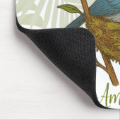 (昆虫)オオカバマダラ、モナークの間に閉じ込められた黒い寝具離れの マウスパッド (コーナー)