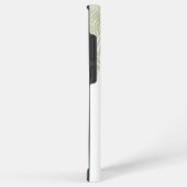 （昆虫）オオカバマダラ、モナークの間に閉じ込められた黒い寝具離れの SAMSUNG GALAXYケース (右側面)