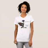 (昆虫)オオカバマダラ、モナークはワイシャツ蝶植物の庭いじりをします Tシャツ (正面フル)