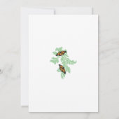 (昆虫)オオカバマダラ、モナークエレガントバタフライウェディング日付を保存 セーブザデート (裏面)