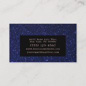 (昆虫)オオカバマダラ、モナークエレガントバタフライグリッター名刺 名刺 (裏面)