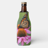 （昆虫）オオカバマダラ、モナークオンエキナセア ボトルクーラー (ボトル正面)